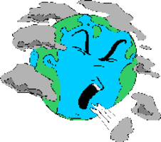 排気ガスで環境汚染1